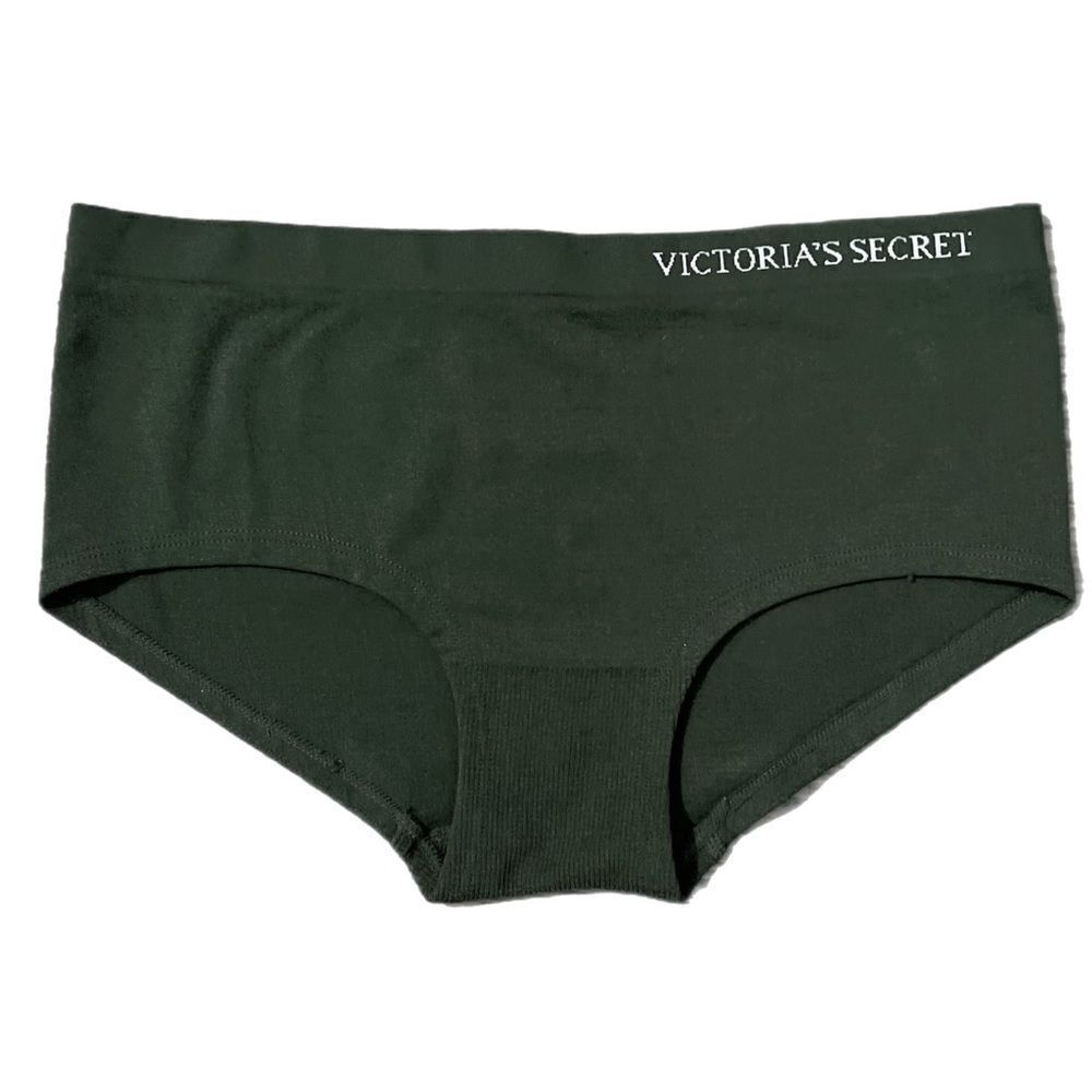 Victorias Secret Seamless Supersoft Smooth Hiphugger Hipster thick Panty Green S